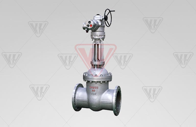 Electric flanged gate valve